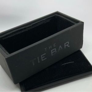 The Tie Bar Smooth Slide Clasp Silver Tie Bar